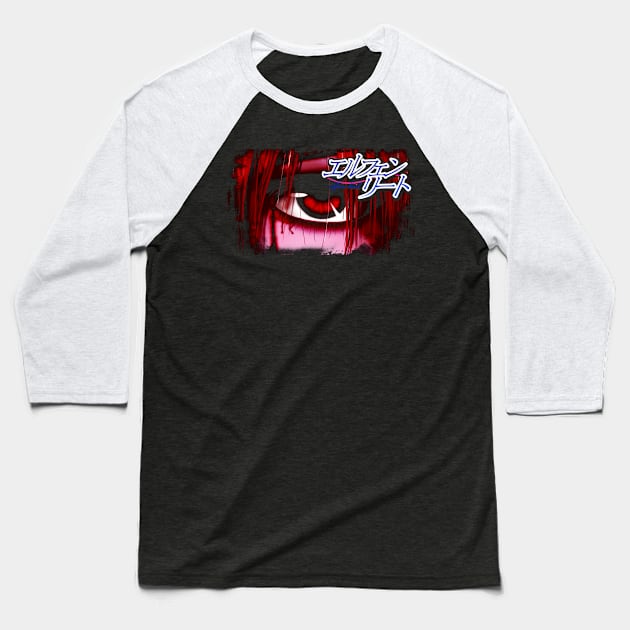 Whispers Of Nyu Traversing Elfen Lied's Manga Realm Baseball T-Shirt by Super Face